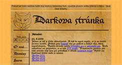 Desktop Screenshot of dark-net.cz